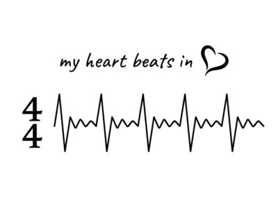 my heart beats in… 4/4