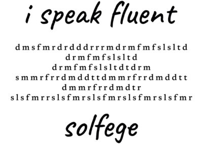 i speak fluent… solfege Beethoven