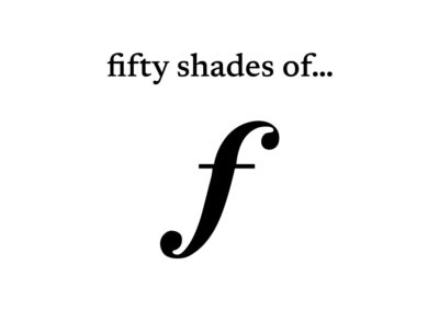 fifty shades of… forte