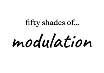 fifty shades of… modulation